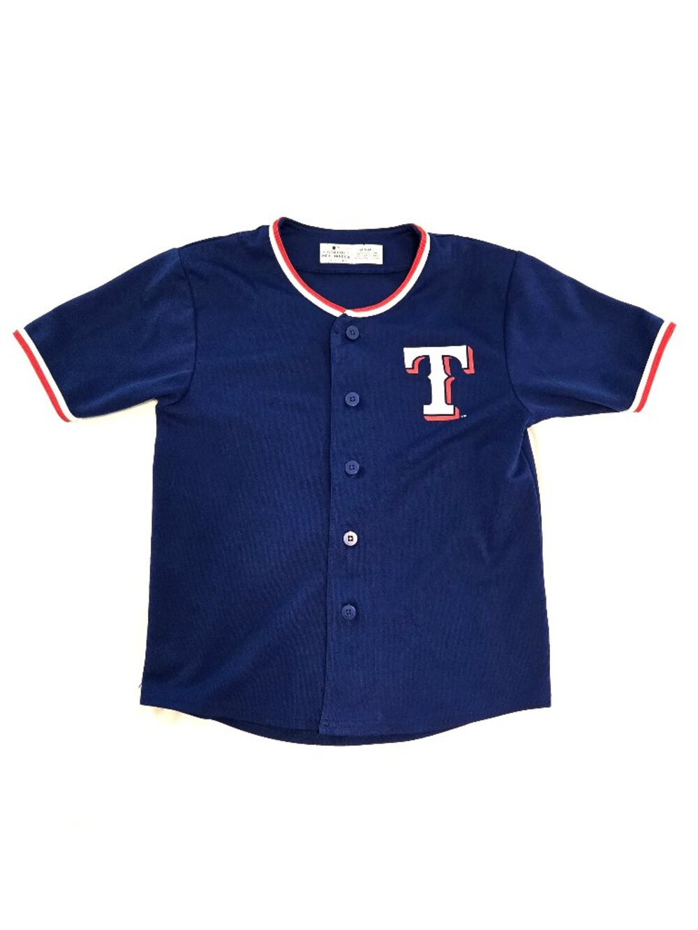 Kids Texas Rangers Garcia Button Up Jersey size 8